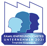 Logo Familienfreundlichstes Unternehmen mit bis zu 20 Beschäftigten in Berlin Treptow-Köpenick 2021